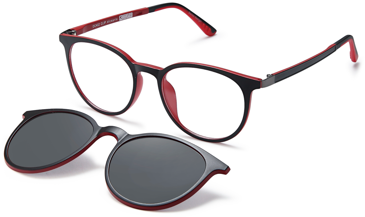 Modern Round DC402 CLIP Frame Eyeglass Factory Outlet