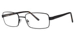 Black-Metal Classic Square Big 1 Frame-Prescription Glasses-Eyeglass Factory Outlet
