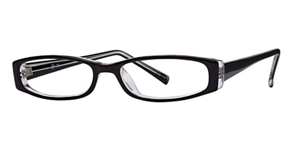 Black-Modern Oval Soho 83 Frame-Prescription Glasses-Eyeglass Factory Outlet
