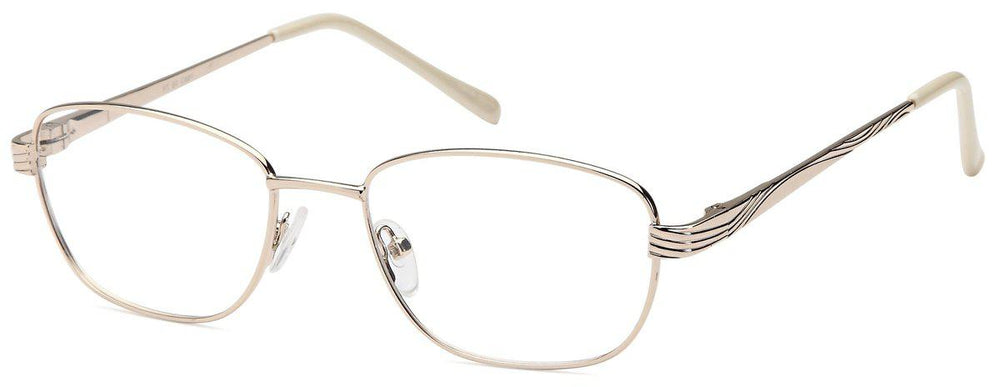 Gold-Classic Square PT 90 Frame-Prescription Glasses-Eyeglass Factory Outlet