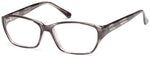 Black-Modern Square US 54 Frame-Prescription Glasses-Eyeglass Factory Outlet