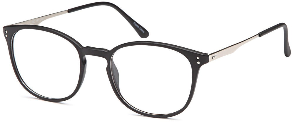 Black-Retro Oval DC 141 Frame-Prescription Glasses-Eyeglass Factory Outlet