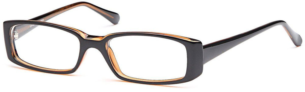 
                  
                    Black/Amber-Classic Rectangular U 14 Frame-Prescription Glasses-Eyeglass Factory Outlet
                  
                