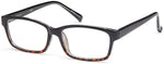 Black/Brown-Modern Square US 69 Frame-Prescription Glasses-Eyeglass Factory Outlet