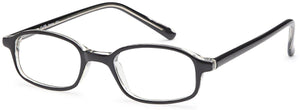 
                  
                    Black/Crystal-Classic Oval U 19 Frame-Prescription Glasses-Eyeglass Factory Outlet
                  
                