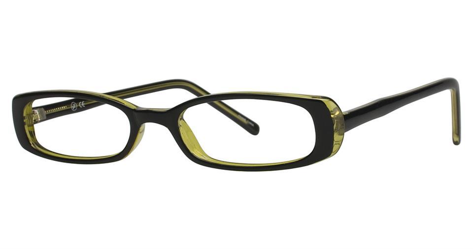 Black/Olive-Classic Rectangular Soho 93 Frame-Prescription Glasses-Eyeglass Factory Outlet
