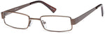 Brown-Classic Rectangular PT 89 Frame-Prescription Glasses-Eyeglass Factory Outlet