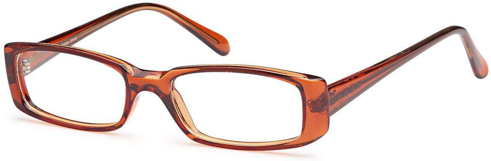 Brown-Classic Rectangular U 14 Frame-Prescription Glasses-Eyeglass Factory Outlet