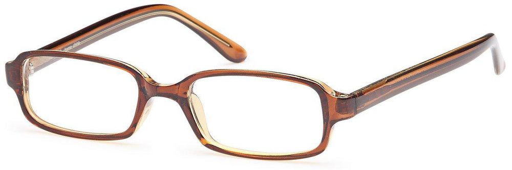 Brown-Classic Rectangular U 21 Frame-Prescription Glasses-Eyeglass Factory Outlet