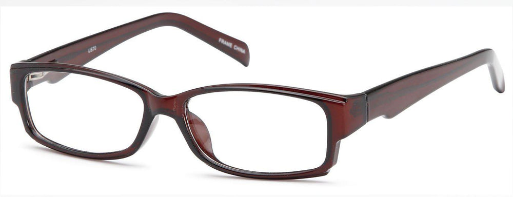 
                  
                    Brown-Modern Rectangular US 70 Frame-Prescription Glasses-Eyeglass Factory Outlet
                  
                