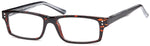 Brown-Modern Rectangular US 75 Frame-Prescription Glasses-Eyeglass Factory Outlet