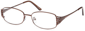 
                  
                    Brown-Trendy Oval VP 209 Frame-Prescription Glasses-Eyeglass Factory Outlet
                  
                