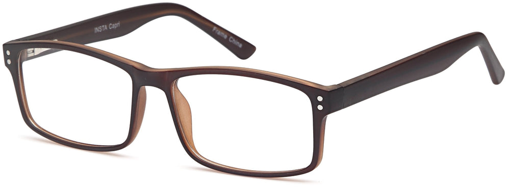 
                  
                    Brown-Trendy Rectangular Insta Frame-Prescription Glasses-Eyeglass Factory Outlet
                  
                