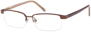 
                  
                    Brown-Trendy Rectangular VP 111 Frames-Prescription Glasses-Eyeglass Factory Outlet
                  
                