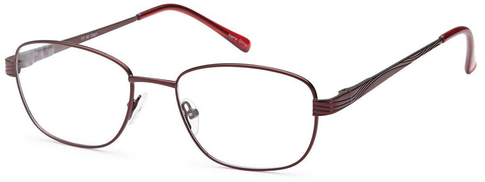 Burgundy-Classic Square PT 90 Frame-Prescription Glasses-Eyeglass Factory Outlet