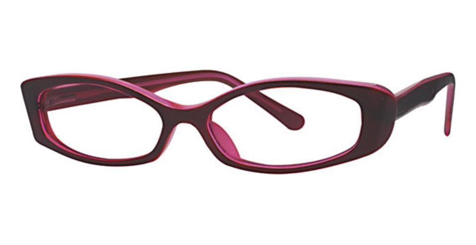 Burgundy-Modern Cat Eye Soho 44 Frame-Prescription Glasses-Eyeglass Factory Outlet