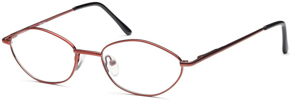 Burgundy-Modern Oval PT 7724 Frame-Prescription Glasses-Eyeglass Factory Outlet