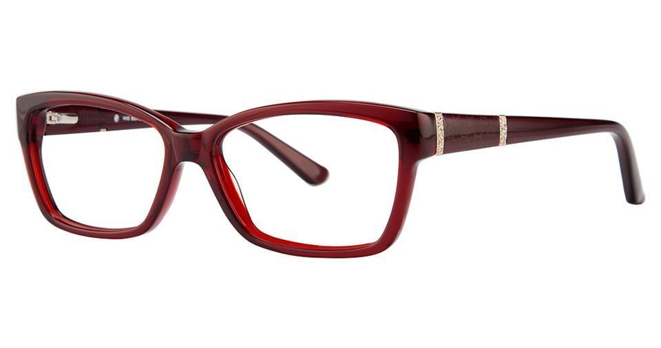 Burgundy-Modern Rectangular V 4025 Frame-Prescription Glasses-Eyeglass Factory Outlet