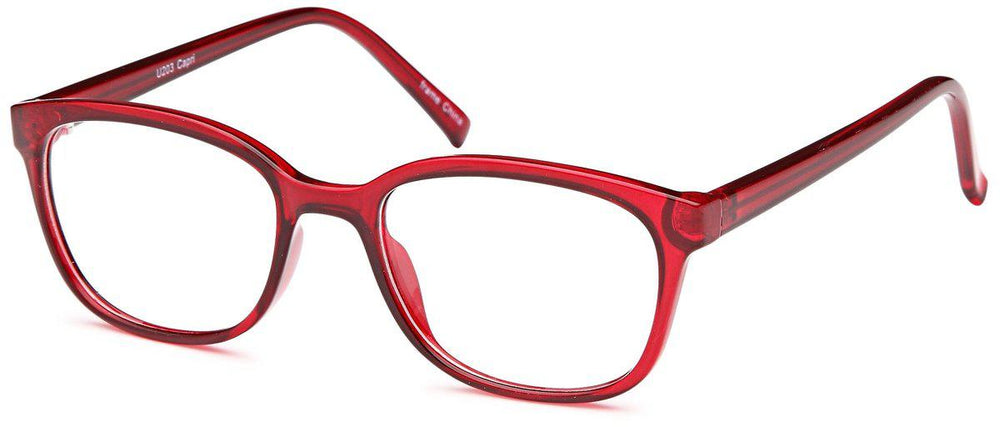 Burgundy-Modern Round U 203 Frame-Prescription Glasses-Eyeglass Factory Outlet
