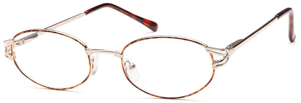 Demi-Amber-Classic Oval PT 42 Frame-Prescription Glasses-Eyeglass Factory Outlet