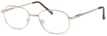 Gold-Classic Oval PT 48 Frame-Prescription Glasses-Eyeglass Factory Outlet