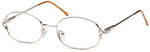 Gold-Classic Oval PT 58 Frame-Prescription Glasses-Eyeglass Factory Outlet