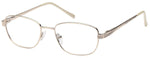 Gold-Classic Square PT 90 Frame-Prescription Glasses-Eyeglass Factory Outlet