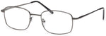 Gunmetal-Modern Rectangular PT 7730 Frame-Prescription Glasses-Eyeglass Factory Outlet