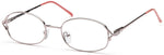 Pink-Classic Oval PT 58 Frame-Prescription Glasses-Eyeglass Factory Outlet