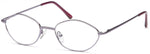 Purple-Modern Oval PT 7724 Frame-Prescription Glasses-Eyeglass Factory Outlet
