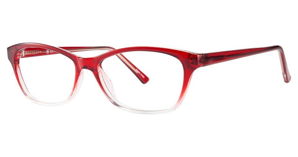 Red-Modern Cat Eye Soho 124 Frame-Prescription Glasses-Eyeglass Factory Outlet