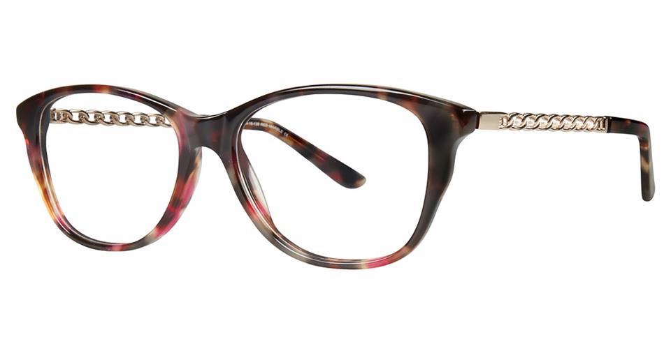 Red-Modern Oval V 4038 Frame-Prescription Glasses-Eyeglass Factory Outlet