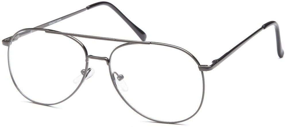Silver-Classic Aviator Walnut Frame-Prescription Glasses-Eyeglass Factory Outlet