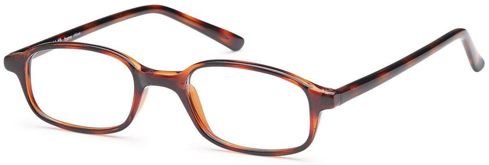 Tortoise-Classic Oval U 19 Frame-Prescription Glasses-Eyeglass Factory Outlet