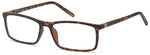 Tortoise-Classic Rectangular James Frame-Prescription Glasses-Eyeglass Factory Outlet