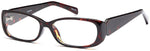 Tortoise-Modern Rectangular US 62 Frame-Prescription Glasses-Eyeglass Factory Outlet